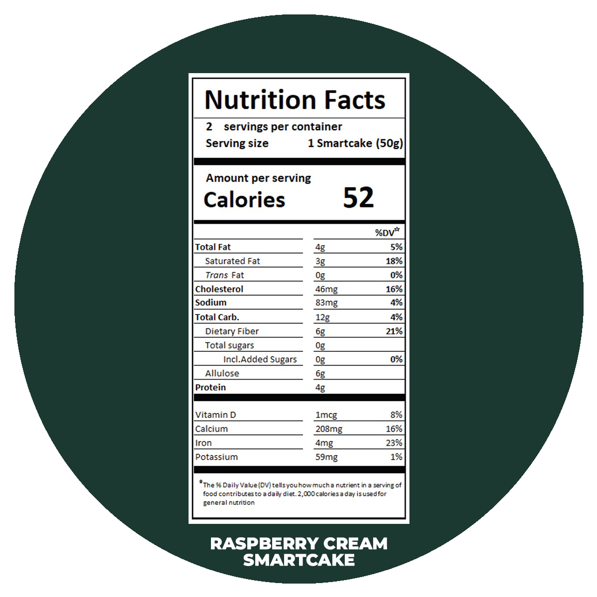 Smartcake - Raspberry Cream- 8 Pack