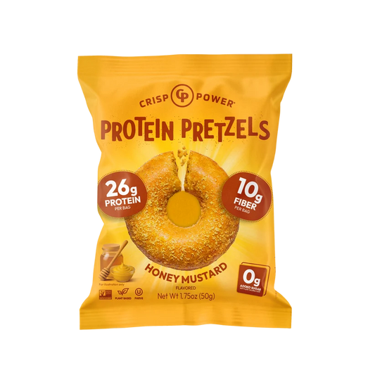 Crisp Power Protein Pretzels - Honey Mustard - 1 Bag