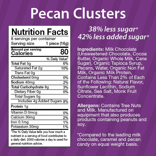 HealthSmart Sweet Nothings - Pecan Clusters - Pouches