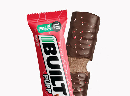 Built High Protein Puff - Candy Cane Brownie - 1 Bar