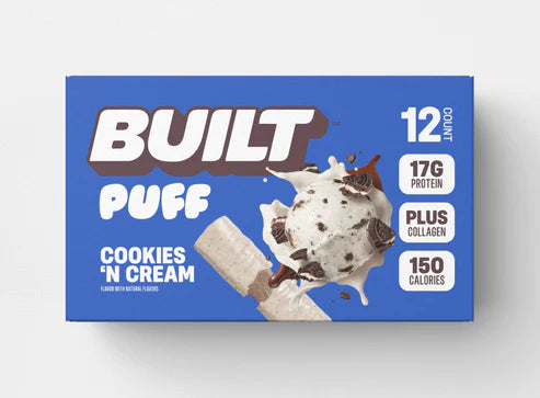 Built High Protein Puff - Cookies 'N Cream - 12/Box