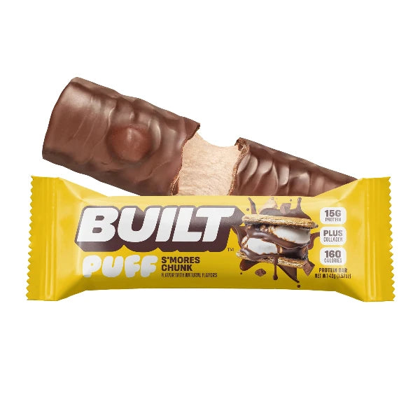 Built High Protein Puff - S'Mores Chunk - 1 Bar