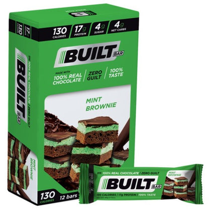 Built High Protein Bar - Mint Brownie - 12/Box