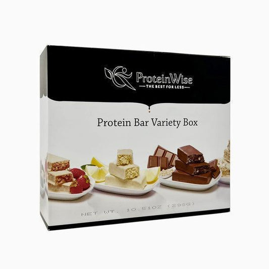 ProteinWise - Low Carb Protein Bar Variety Pack - 7 Flavors - 7/Box