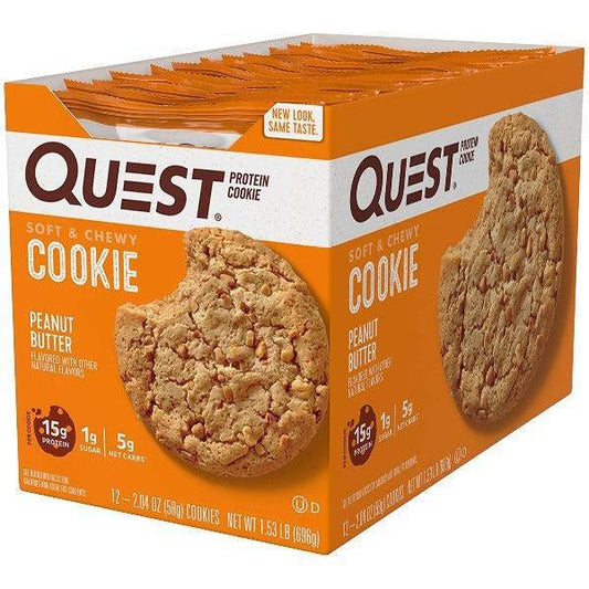 Quest - High Protein Peanut Butter Cookie - 12/Box