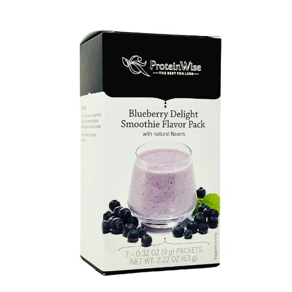 ProteinWise -  Blueberry Delight Smoothie Flavor Pack - 7/Box