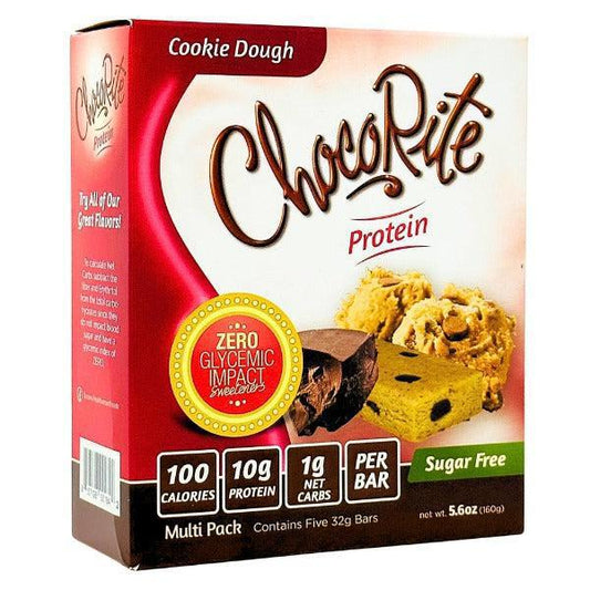 HealthSmart ChocoRite 32g Cookie Dough Bar - 5 Bars
