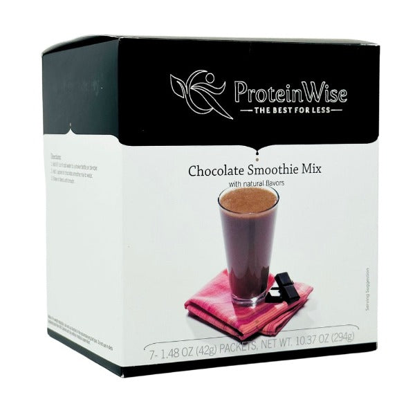 ProteinWise - VLC Chocolate Meal Replacement Smoothie Mix - 7/Box