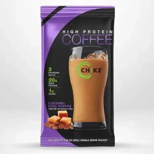 Chike Nutrition High Protein Iced Coffee - Caramel - Single Serving