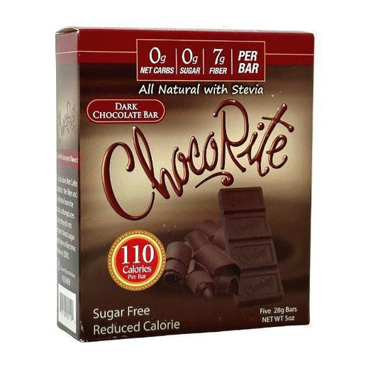 HealthSmart ChocoRite Dark Chocolate Bar - 5 bars