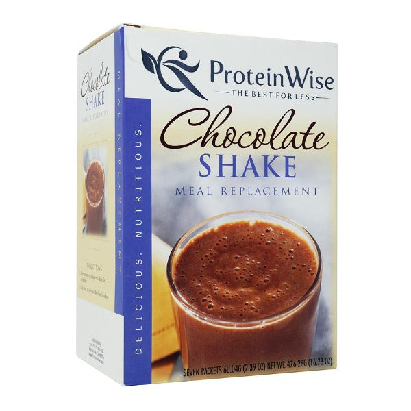 ProteinWise - Chocolate Shake Meal Replacement 35g Protein Drink - 7/Box