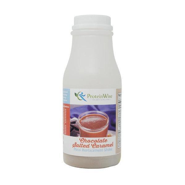 ProteinWise - Chocolate Salted Caramel Meal Replacement Shake - 100 Calorie - Single Bottle