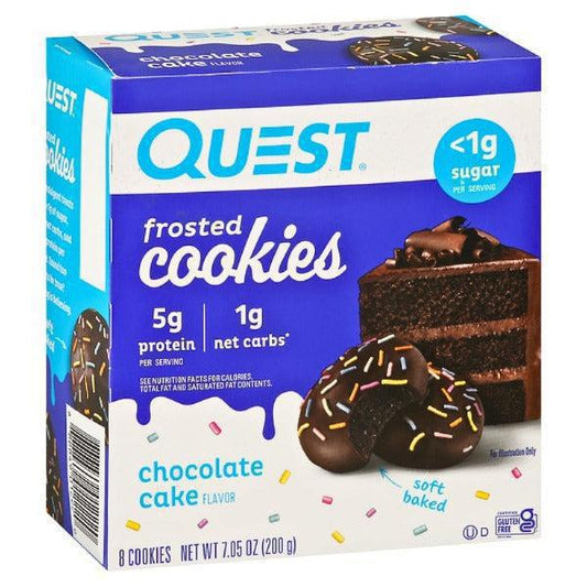 Quest - Frosted Cookies - Chocolate Cake - 8/Box