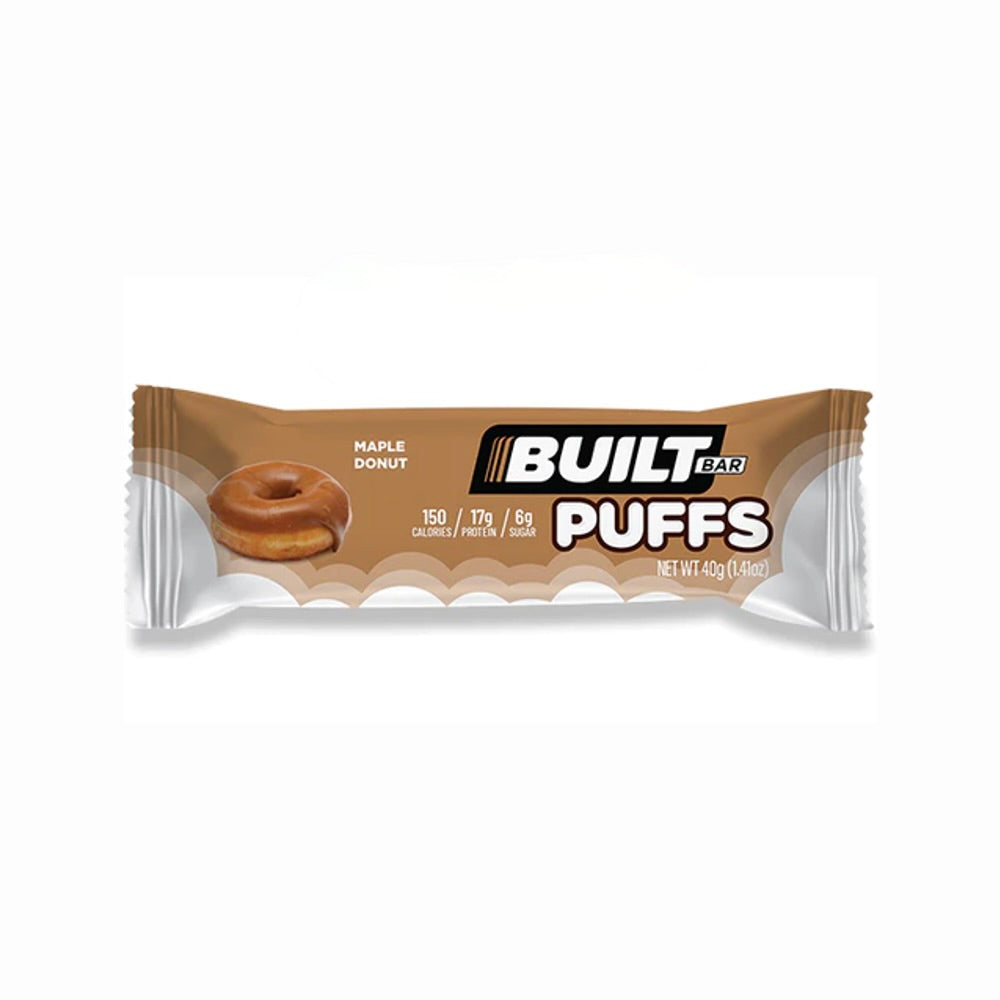 Built Bar - Maple Donut Puff  -  12/Box