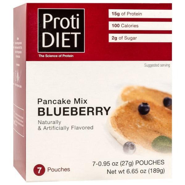 ProtiDiet - High Protein Pancake Mix Blueberry - 7/Box