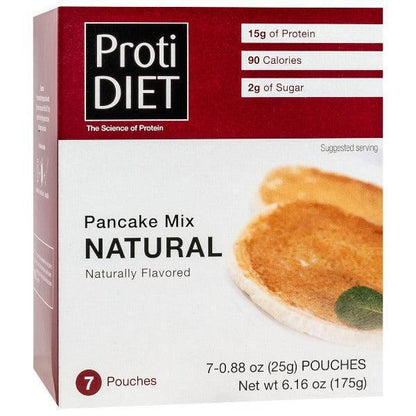 ProtiDiet - High Protein Natural Pancake Mix - 7/Box