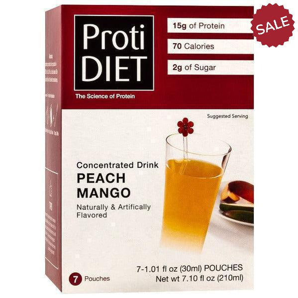 ProtiDiet - Peach Mango Concentrate Drink - 7/Box