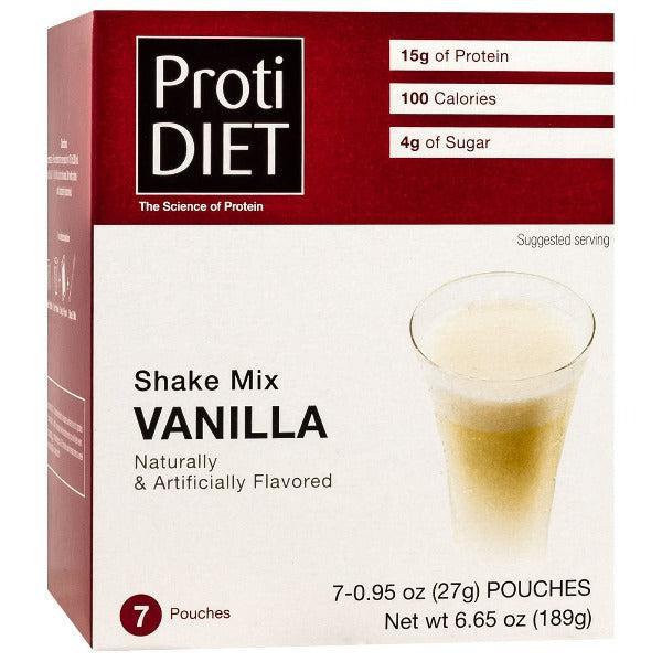 ProtiDiet - High Protein Vanilla Shake Mix - 7/Box