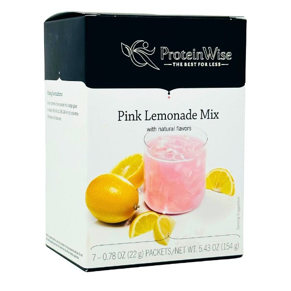 ProteinWise - Pink Lemonade Fruit Drink Mix  - 7/Box