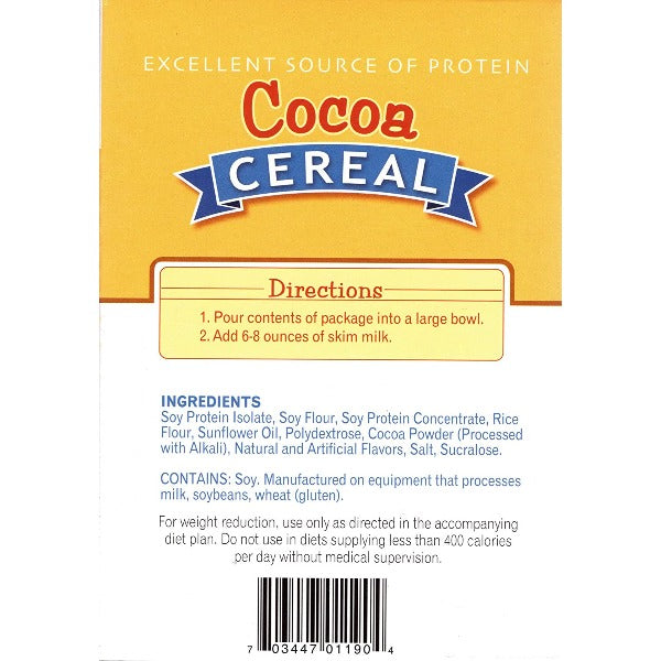 ProteinWise - Rich Cocoa Protein Cereal - 7/Box