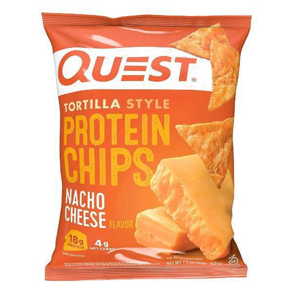 Quest Protein Tortilla Chips - Nacho Cheese - Single Bag