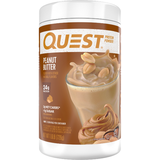 Protein Powder - Quest High Protein Powder - Peanut Butter  - 1.6 LB - ProteinWise
