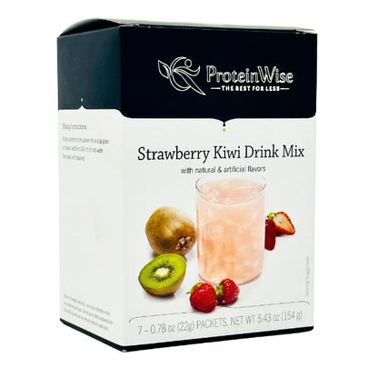 ProteinWise - Strawberry Kiwi Fruit Drink Mix  - 7/Box