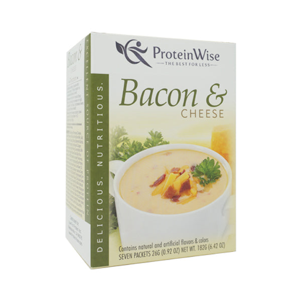 ProteinWise - Bacon And Cheese Protein Soup - 7/Box