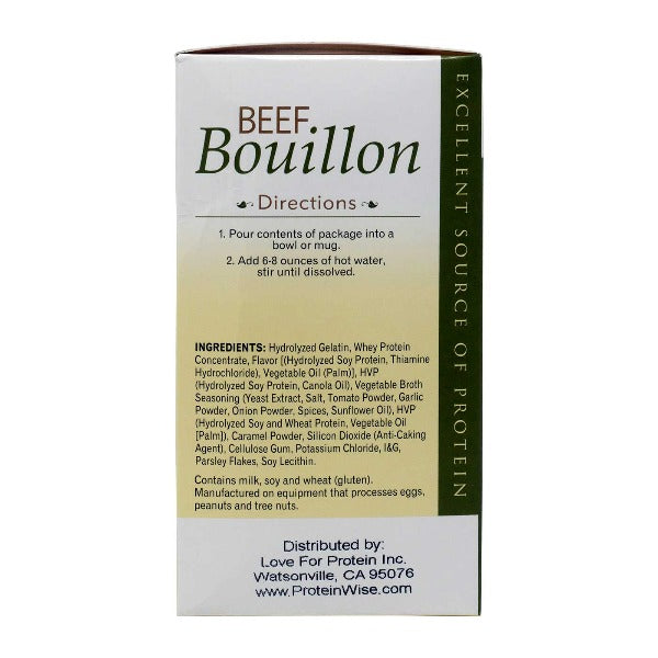 ProteinWise - Beef Bouillon Protein Soup - 7/Box
