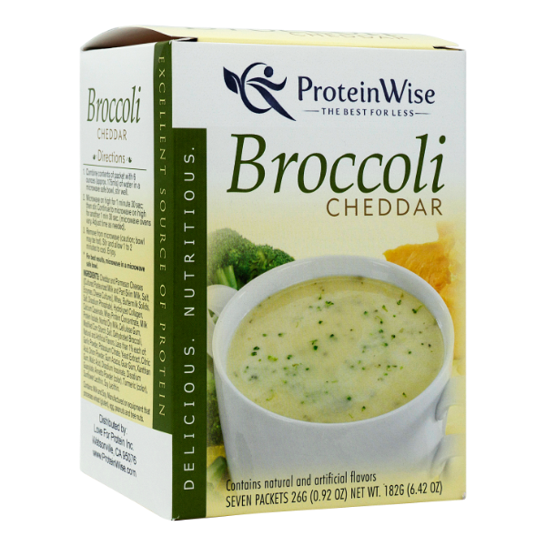 ProteinWise - Broccoli Cheddar Protein Soup - 7/Box