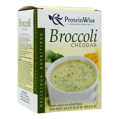 ProteinWise - Broccoli Cheddar Protein Soup - 7/Box