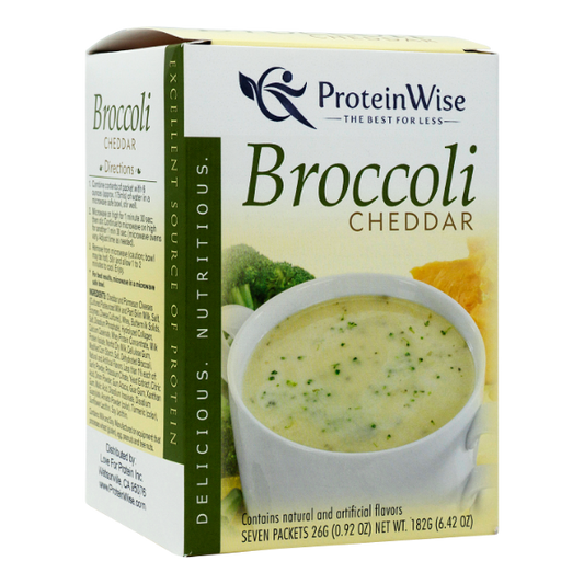 ProteinWise - Broccoli Cheddar Protein Soup - 7/Box