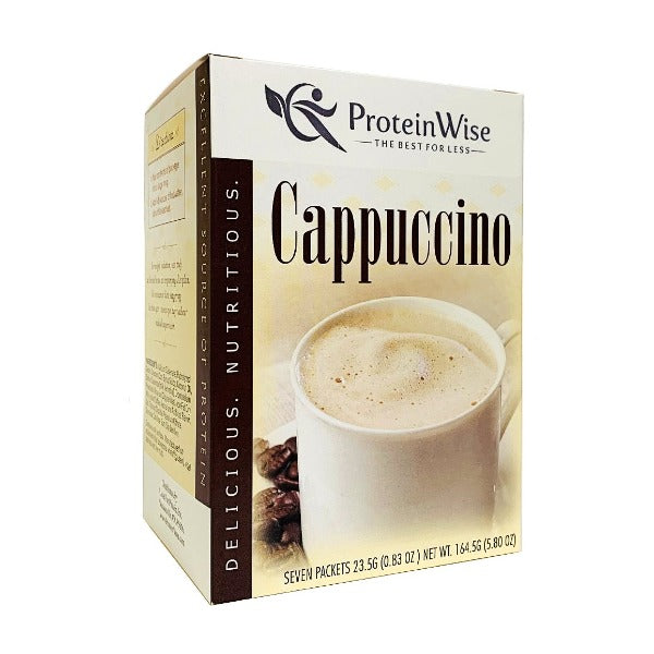 ProteinWise - Classic Cappuccino Protein Drink - 7/Box