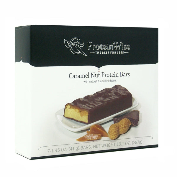 ProteinWise - Caramel Nut Protein Bar - 7 Bars