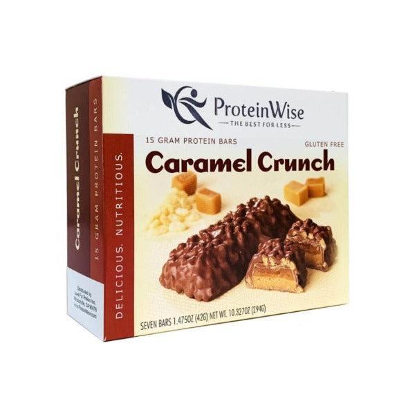 ProteinWise - Caramel Crunch Protein Bar - 7 Bars