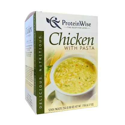 ProteinWise - Chicken with Pasta Protein Soup - 7/Box