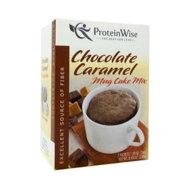 ProteinWise - High Protein Chocolate Caramel Mug Cakes - 7/Box