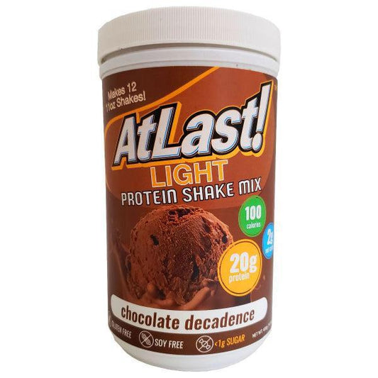Protein Powders - HealthSmart At Last! Light Protein Shake Mix - Chocolate Decadence - ProteinWise