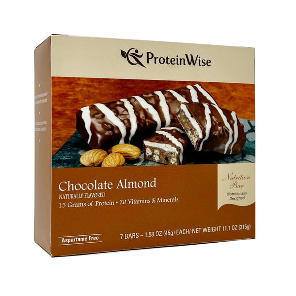 Proteinwise - Chocolate Almond Nutrition Bar - 7/Box