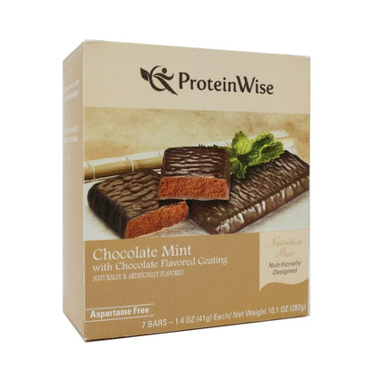 ProteinWise - Chocolate Mint Protein Snack Bar - 7/Box