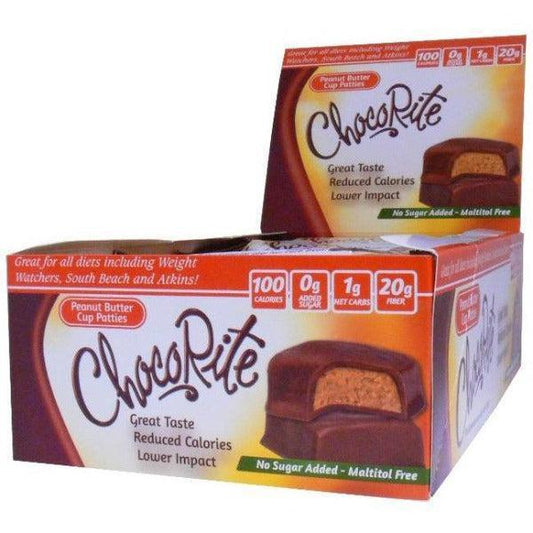 HealthSmart ChocoRite Peanut Butter Cup Patties - 16 Bars