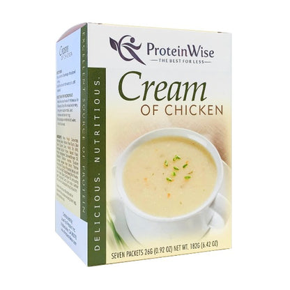 ProteinWise - Cream of Chicken Protein Soup - 7/Box