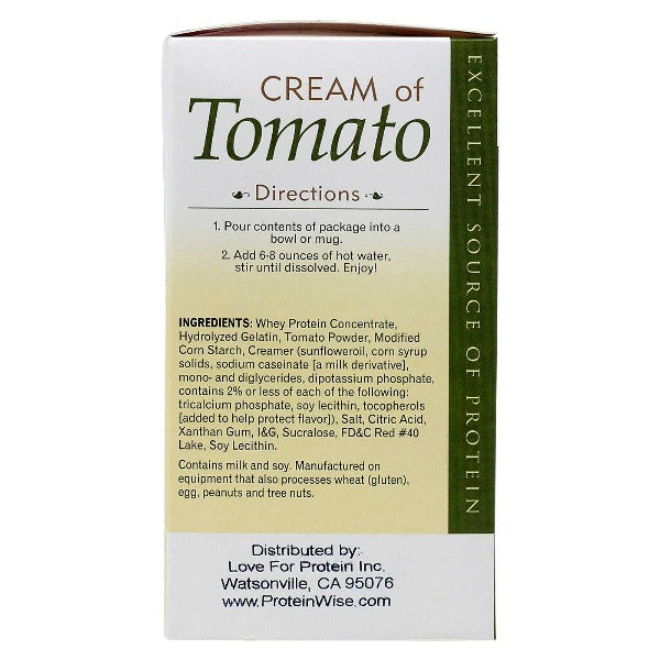 ProteinWise - Cream of Tomato Protein Soup - 7/Box
