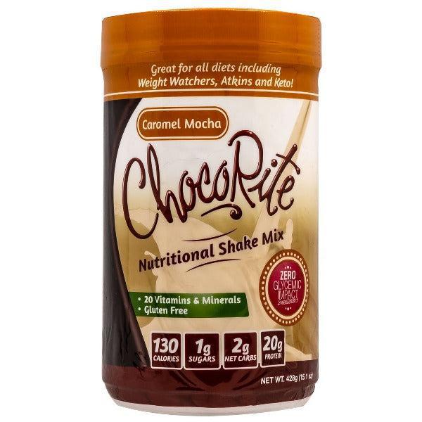 HealthSmart ChocoRite High Protein Shake Mix - Caramel Mocha - 15.1 oz