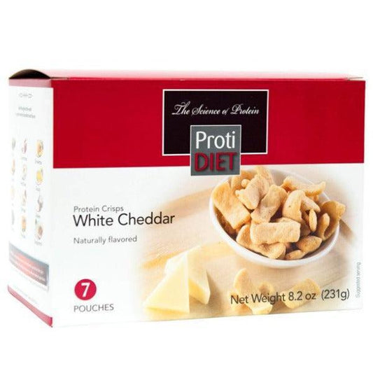 ProtiDiet - Protein Crisps White Cheddar - 7/Box
