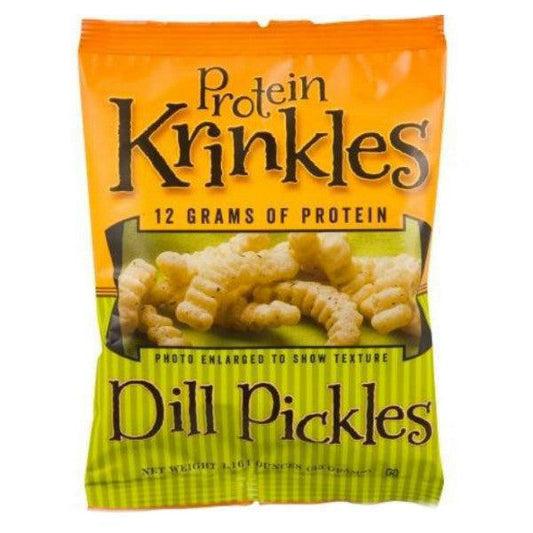 Snacks - ProteinWise - Dill Pickle Krinkles Protein Snack - 1 Bag - ProteinWise