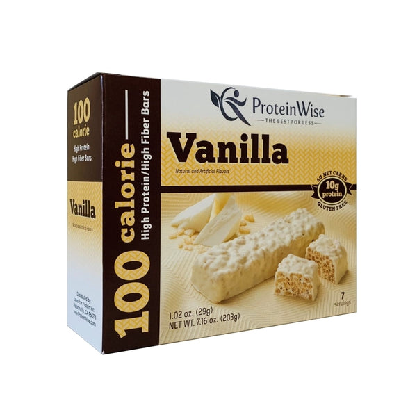 ProteinWise - Vanilla Lite Protein Bars - 7/Box