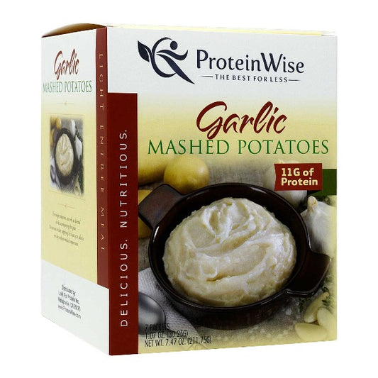 ProteinWise - High Protein Garlic Mashed Potatoes - 7/Box