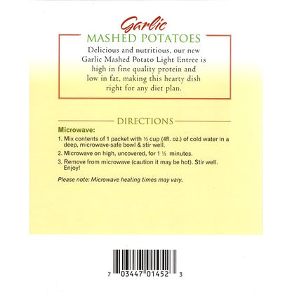 ProteinWise - High Protein Garlic Mashed Potatoes - 7/Box