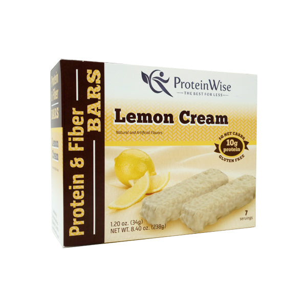 ProteinWise - Lemon Cream Lite Protein Bars - 7/Box